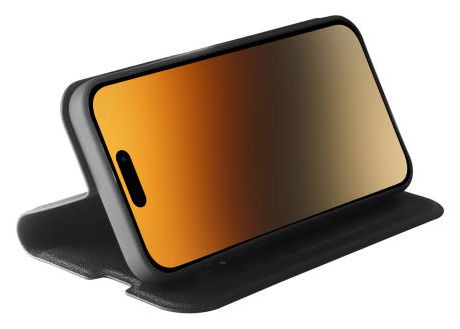 Cover für Apple iPhone 15 Pro Max  Premium Wallet (Schwarz) 
