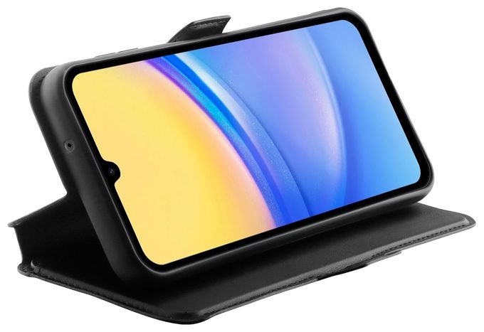 Geldbörsenhülle für Samsung Galaxy A15 5G  Pure Wallet (Schwarz) 