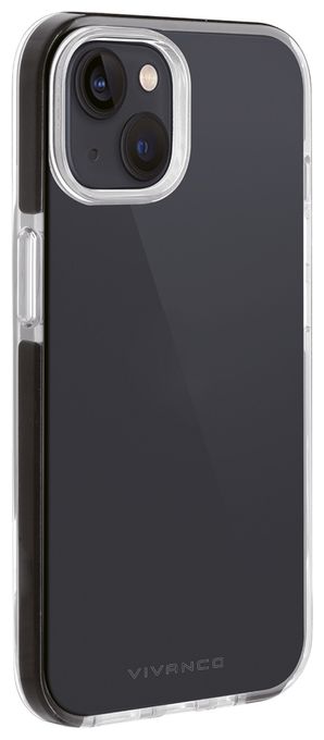 Cover für Apple iPhone 14 Plus (Schwarz, Transparent) Rock Solid 