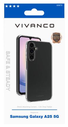 Cover für Samsung Galaxy A25 5G  Safe and Steady (Transparent) 
