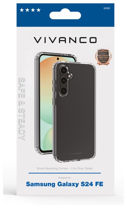 Cover für Samsung Galaxy S24 FE  Safe and Steady (Transparent) 