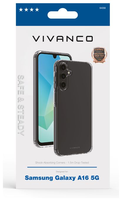 Cover für Samsung Galaxy A16 5G  Safe and Steady (Transparent) 