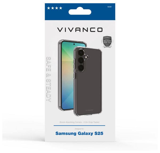 Cover für Samsung Galaxy S25  Safe and Steady (Transparent) 