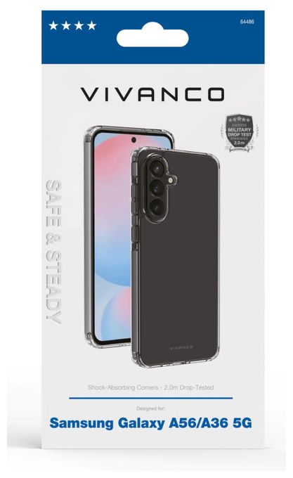 Cover für Samsung Galaxy A36 5G, Galaxy A56 5G  Safe and Steady (Transparent) 