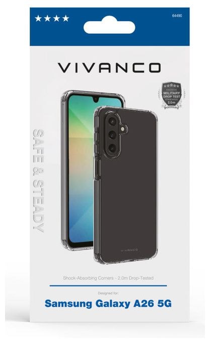 Cover für Samsung Galaxy A26 5G  Safe and Steady (Transparent) 