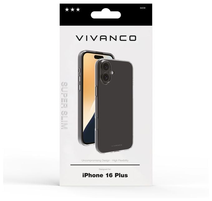 Cover für Apple iPhone 16 Plus  Super Slim (Transparent) 