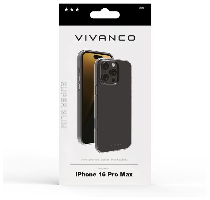 Cover für Apple iPhone 16 Pro Max  Super Slim (Transparent) 