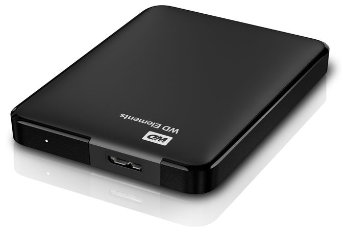 2 TB externe Festplatte 2.5" Micro-USB B  Elements Portable (Schwarz) 