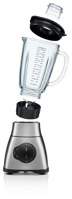 1,5 l Standmixer 1800 W  BBLSP-1800S (Schwarz, Edelstahl) 