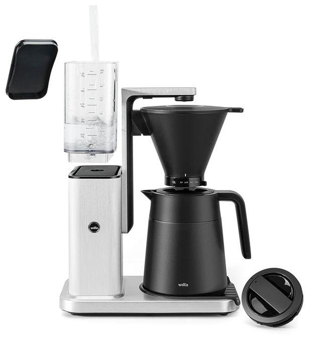 10 Tassen Filterkaffeemaschine 1,2 l  CM10ABA-T125 (Schwarz, Aluminium) 