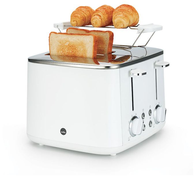Toaster 1600 W 4 Scheibe(n) 7 Stufen  TO4W-1600 (Weiß) 