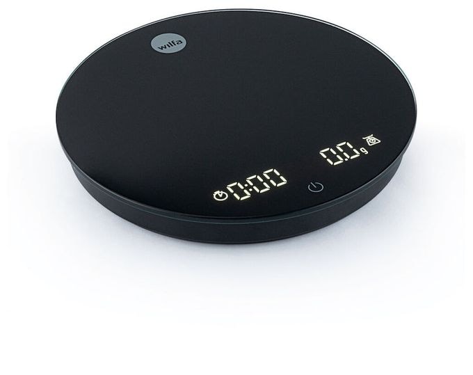 Elektronische Küchenwaage bis 2 kg Genauigkeit 0,1 g  Uni (Schwarz) 