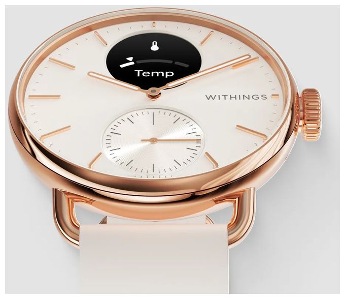 Hybrid 38 mm Smartwatch Rund 282 ppi  ScanWatch 2 (Roségold) 