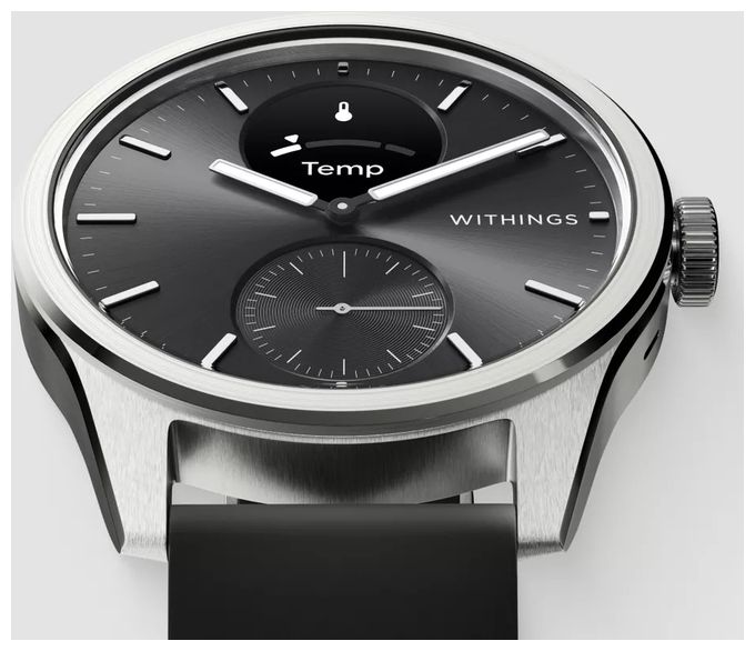 Hybrid 42 mm Smartwatch Rund 282 ppi  ScanWatch 2 (Edelstahl) 