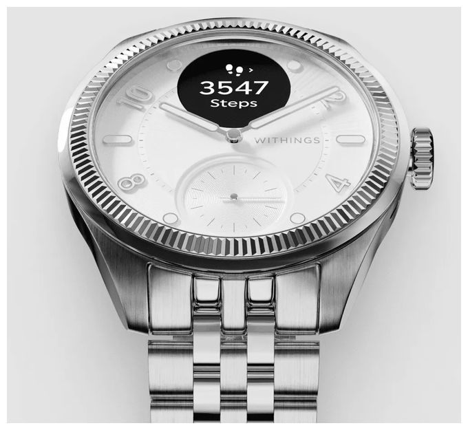 Hybrid 39 mm Smartwatch Rund 282 ppi  ScanWatch Nova (Grau, Titan) 