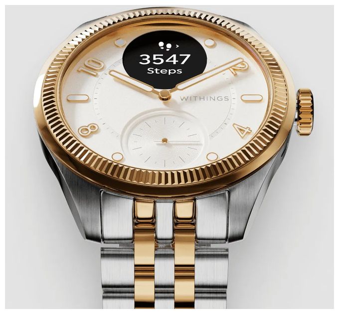 Hybrid 39 mm Smartwatch Rund 282 ppi  ScanWatch Nova (Gold, Edelstahl) 
