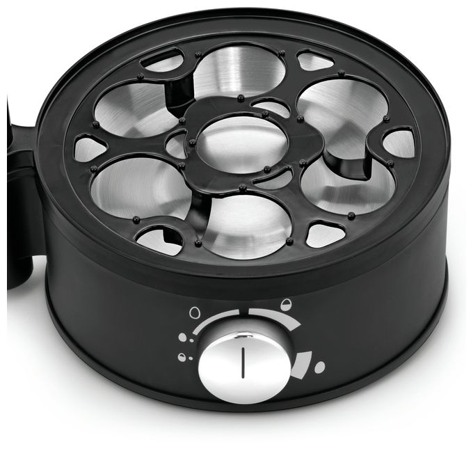 Eierkocher für 7 Eier  Stelio (Schwarz, Chrom) 