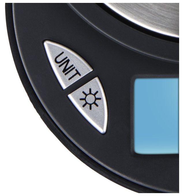 Elektronische Küchenwaage bis 0,5 kg Genauigkeit 0,1 g  095318 Jewel (Schwarz) 