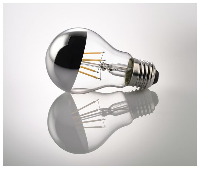 LED Lampe Tropfen E27 EEK: F 400 lm Warmweiß (2700K) 112576 