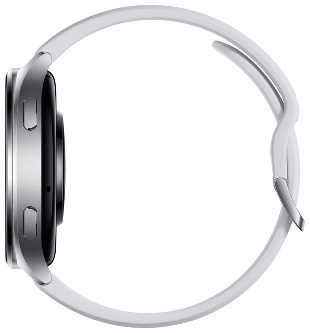 Digital 46 mm Smartwatch Rund 65 h  Watch 2 (Silber) 