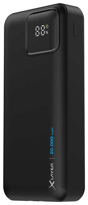 20000 mAh Powerbank Mikro-USB  220140 (Schwarz) 