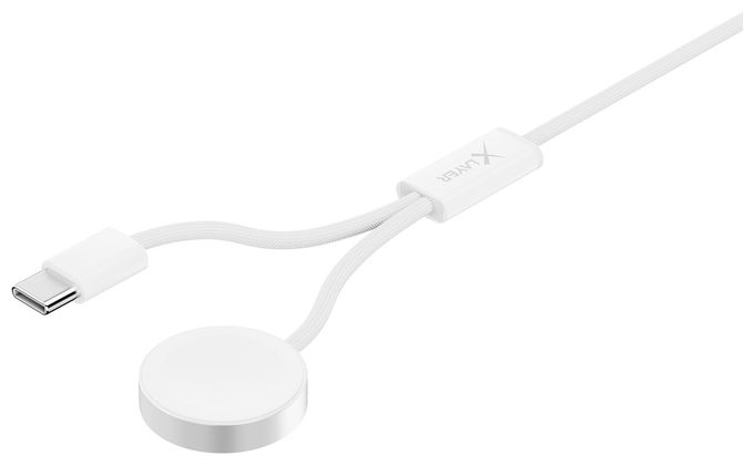 0,48 Gbit/s Stecker Rundkabel USB C auf bis 100 W 1,5 m  220380 (Weiß) 