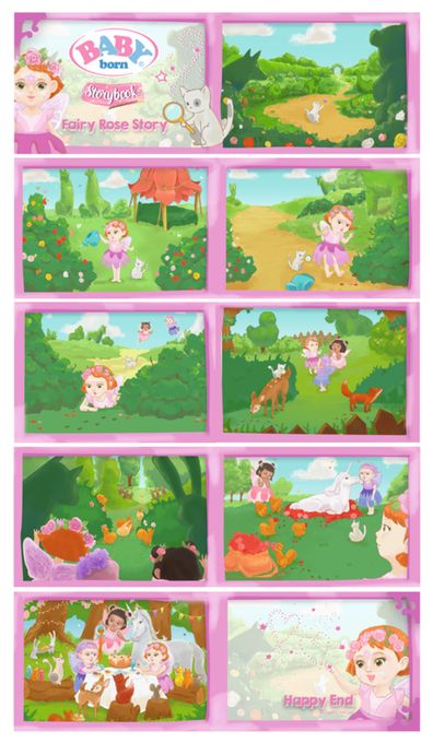 BABY born Storybook Fantasy Fairy Rose 