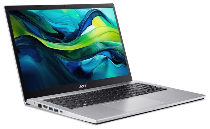 Full HD Notebook 39,6 cm (15.6 Zoll) 1920 x 1080 Pixel 512 GB SSD Windows 11 Home AMD Ryzen 7 max. 4,5 GHz  Aspire Go AG15-42P-R93Z (Silber) 
