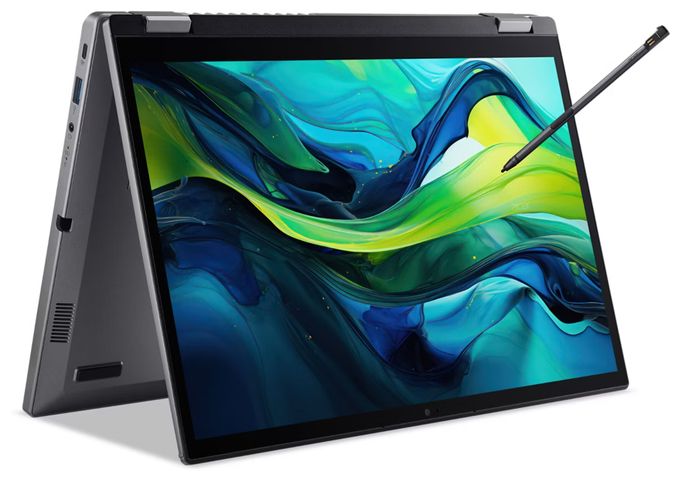 WUXGA Notebook 35,6 cm (14 Zoll) 1920 x 1200 Pixel 1 TB SSD Windows 11 Home Intel Core Ultra 7 max. 4,8 GHz  Aspire Spin ASP14-52MTN-75Q5 (Grau) 