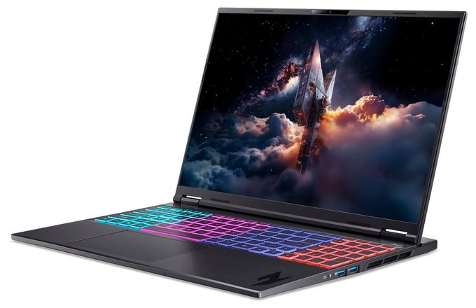WQXGA Notebook 40,6 cm (16 Zoll) 2560 x 1600 Pixel 1 TB SSD Windows 11 Home AMD Ryzen 9 max. 5 GHz  Nitro 16S AI AN16S-61-R4NP (Schwarz) 