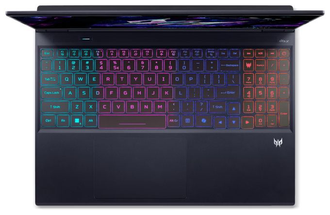 WQXGA Notebook 40,6 cm (16 Zoll) 2560 x 1600 Pixel 1 TB SSD Windows 11 Home Intel Core Ultra 9 max. 5,4 GHz  Predator Helios Neo 16S AI PHN16S-71-97FL (Schwarz) 