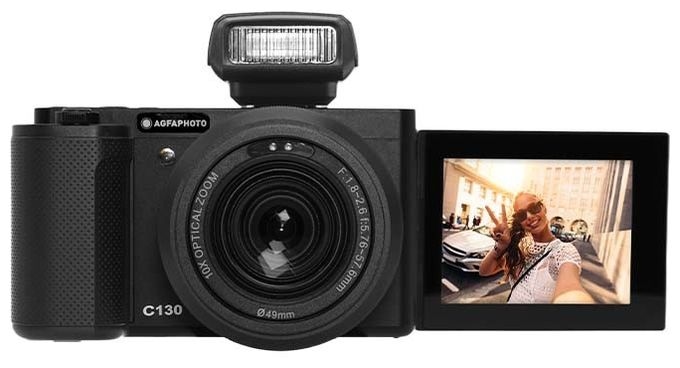 Kompaktkamera 10x Opt. Zoom  Realishot C130 (Schwarz) 