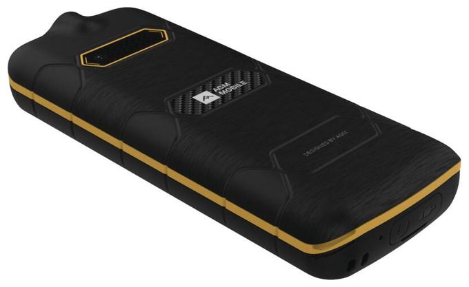 4G Smartphone 6,1 cm (2.4 Zoll 2 MP Dual Sim  M9F Floating (Schwarz, Orange) 