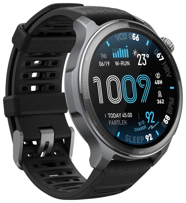 Digital 47 mm Smartwatch Rund 323 ppi  Balance 2 XT (Schwarz) 