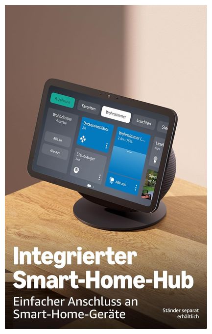 Wlan Lautsprecher mit Bluetooth Amazon Alexa  Echo Show 8 (Grau) 