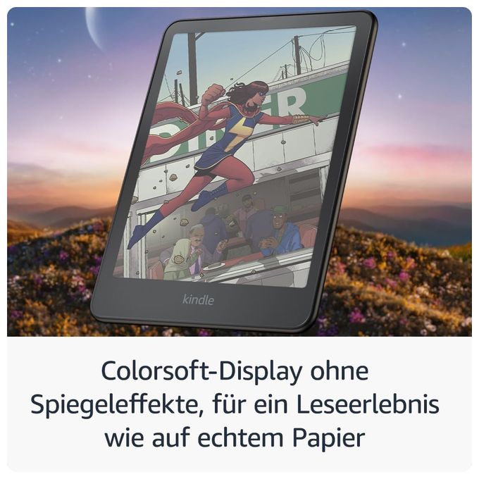 E-Reader 17,9 cm (7.05") 32 GB  Kindle Colorsoft Signature Edition (Schwarz) 
