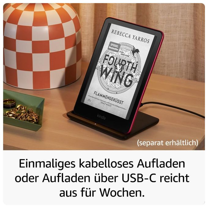 E-Reader 17,8 cm (7 Zoll) 32 GB  Kindle Paperwhite Signature Edition (Schwarz, Metallisch) 