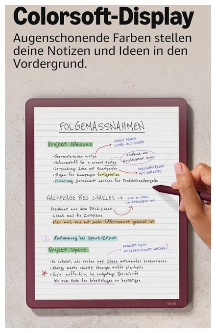 E-Reader 27,9 cm (11 Zoll) 64 GB  Kindle Scribe Colorsoft (Graphit) 