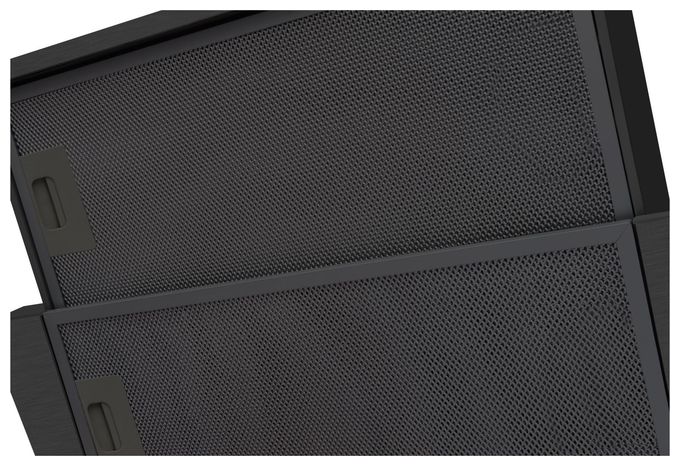 Abluft/Umluft Dunstabzugshaube/Esse Einbau 60 cm (Schwarz) FH664635E 