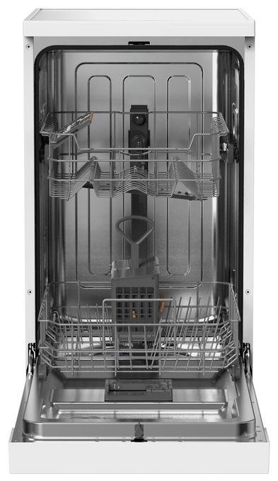 45 cm Geschirrspüler freistehend leise 11 Maßgedecke aquaStop Funktion (Weiß) GSP 539 460 