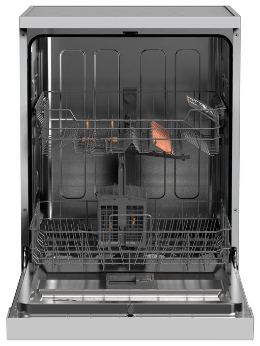 60 cm Geschirrspüler freistehend leise 13 Maßgedecke aquaStop Funktion Mini Active (Silber) GSP 543 460 SI 