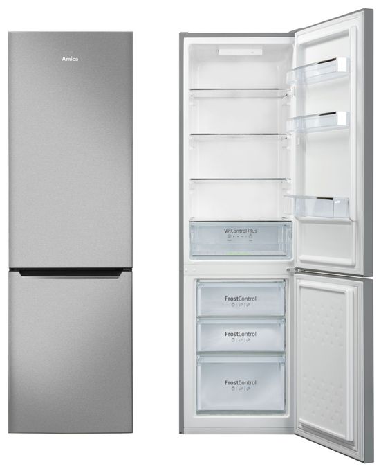 187 l / 75 l Kühl-Gefrierkombi freistehend 137 kWh Jahr  KGCL387160E (Edelstahl) 
