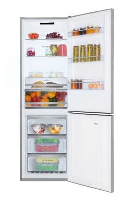 180 l / 70 l Kühl-Gefrierkombi freistehend NoFrost 140 kWh Jahr  KGCN388144E (Edelstahl) 