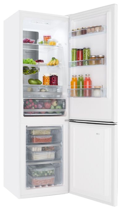 180 l / 70 l Kühl-Gefrierkombi freistehend NoFrost 140 kWh Jahr  KGCN388145W (Weiß) 