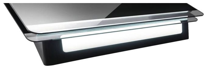 Abluft/Umluft Dunstabzugshaube/Esse Wand 80 cm (Schwarz) KHF695801S 