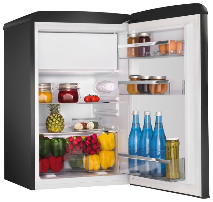 108 l / 95 l Tischkühlschrank EEK: E 137 kWh Jahr  KS15617MS (Schwarz) 