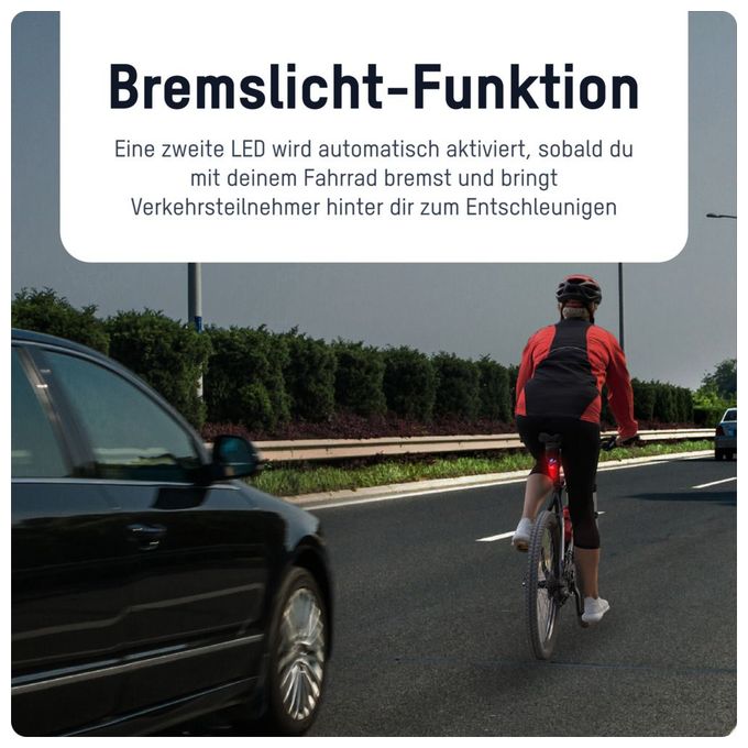 Heckbeleuchtung 1600-0553 Fahrradrücklicht LED 