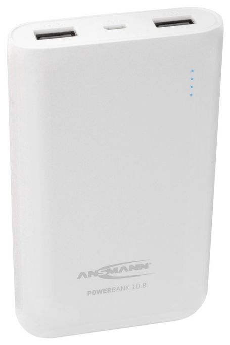 10000 mAh Powerbank Mikro-USB  1700-0067-1 (Weiß) 