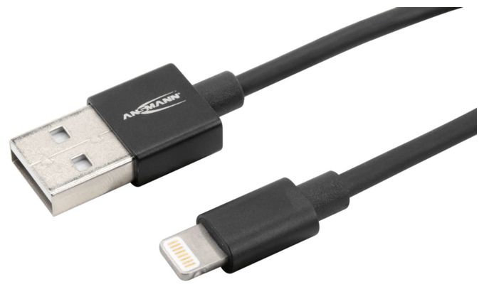Stecker Lightning auf USB A 2 m  1700-0079 (Schwarz) 