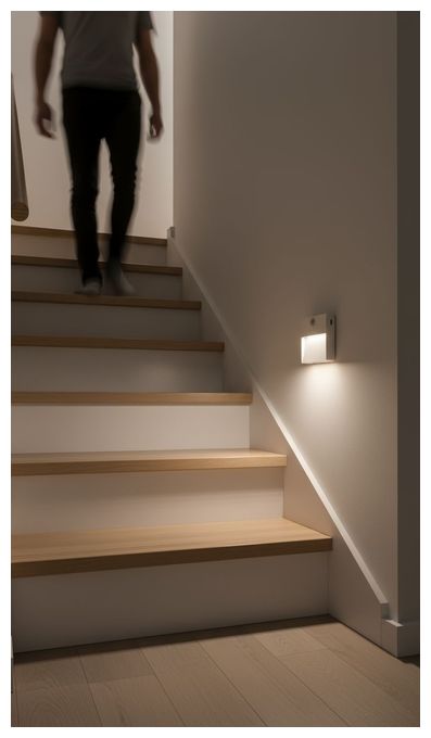 LED Warmweiß, Mehrfarbig Batterie/Akku NL5R Sensor-Nachtlicht 